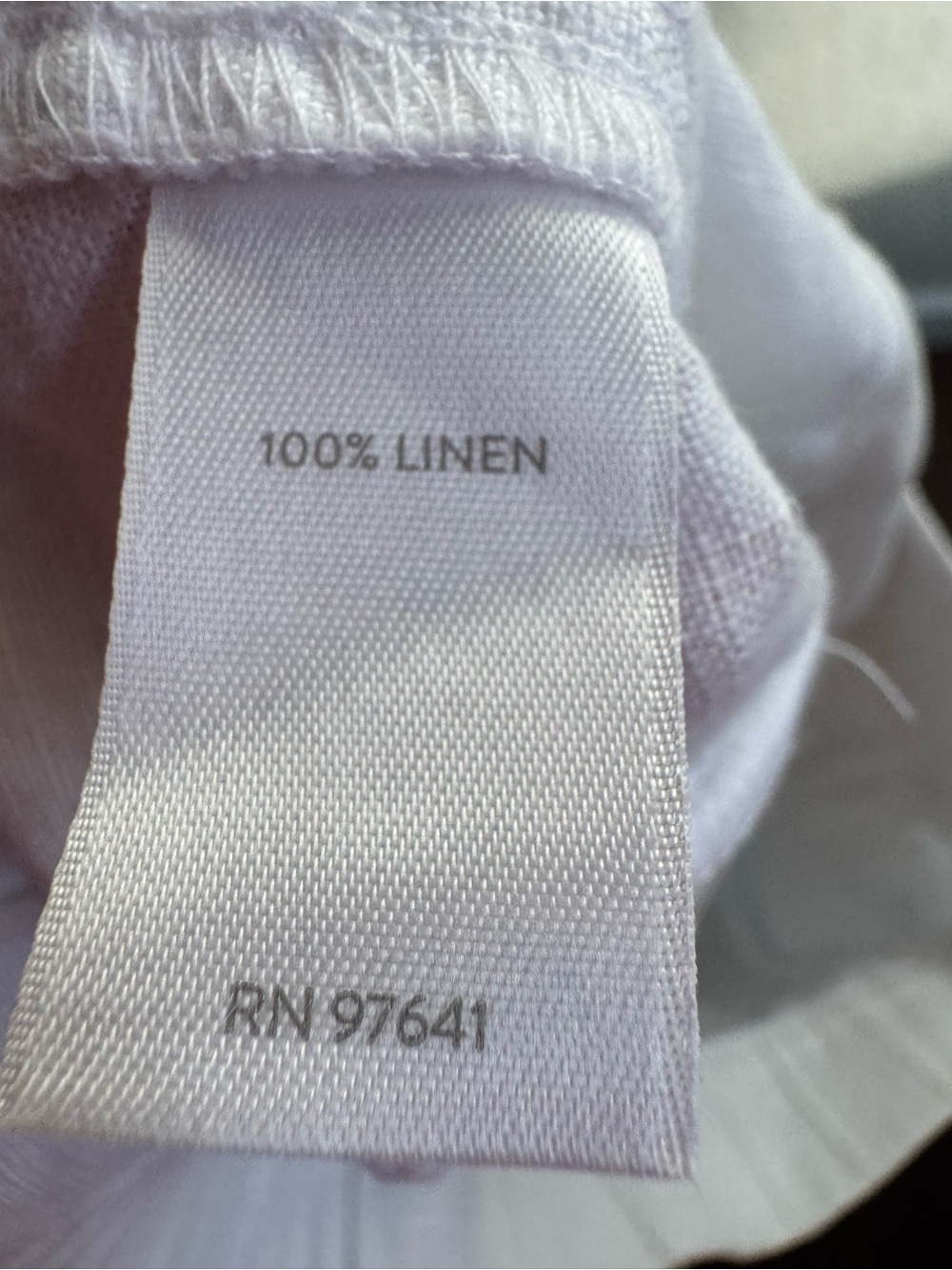 Pure Jill Linen Pants— Classic White - Picture 8 of 9